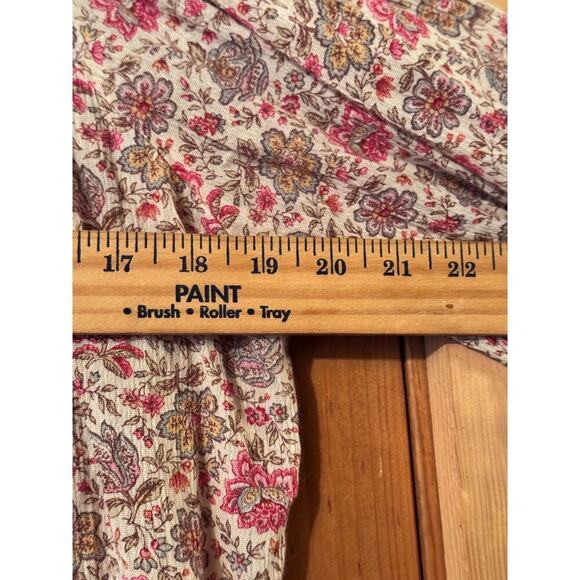 Denim & Supply by Ralph Lauren Boho 100% Cotton Ditzy floral top M - Picture 2 of 5